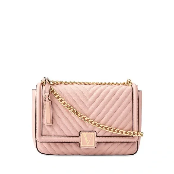 victoria's secret バッグ Victoria Secret's Pebbled V-Quilt 24/7 Crossbody Pick Black